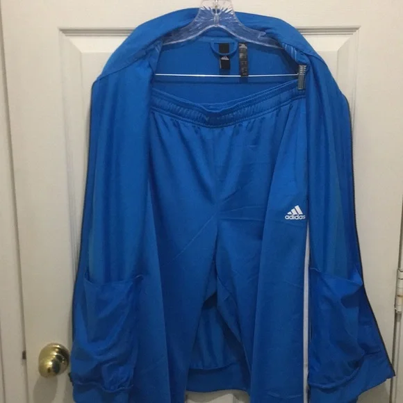 Adidas Blue Bird Tracksuit sweatsuit warmup jump jogging leisure jacket pants - Picture 4 of 10